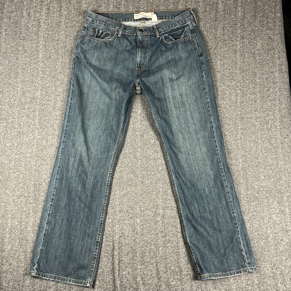Vintage Levis 559 Jeans Mens Tag 36x32 Blue Relaxed Denim Work Y2K‎ W34 L31.5"